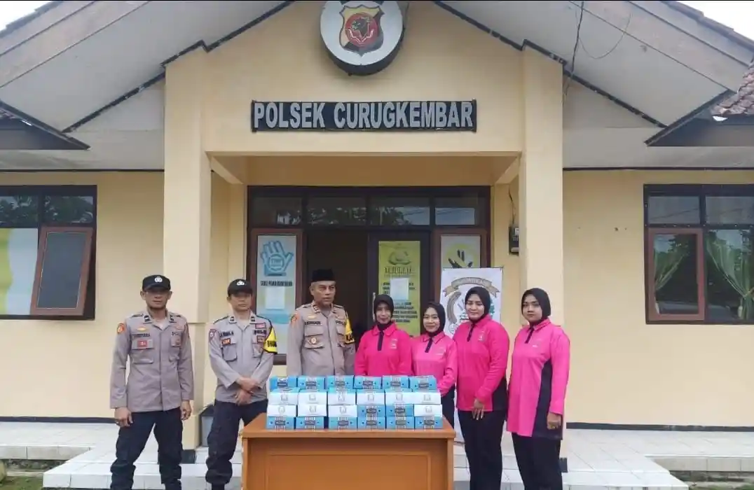 Giat Polsek Curugkembar Polres Sukabumi/Foto rilis