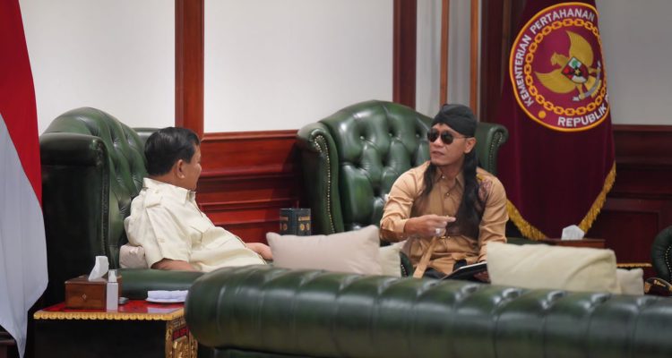 Prabowo Subianto Terima Kunjungan Gus Miftah/rilis