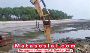Viral! Alat Berat Hajar Karang di Minajaya, Warga: Laut Kami Dirusak