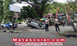 Kecelakaan Beruntun Dekat Mapolres Sukabumi, Truk LPG Hantam Pajero dan Motor