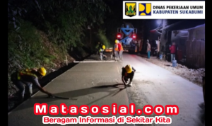 Jalan Nagrak–Cibadak Direkonstruksi Beton, Mobilitas Warga Sukabumi Siap Lebih Lancar