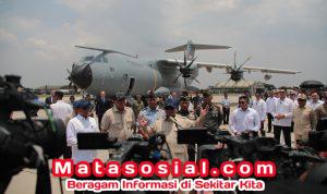 Tambah Kemampuan Udara Indonesia, Prabowo: Pesawat A400M Resmi Datang Perkuat TNI