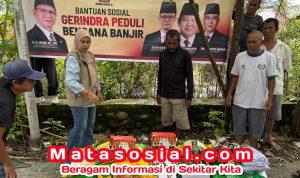 H.M. Husni, SE., MM, Kapoksi Komisi VIII DPR RI Fraksi Gerindra dari Dapil Sumut I: Kader Gotong Royong Bantu Warga Terdampak Banjir di Medan