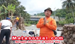 Hari Ketiga Pemasangan Bronjong, Kang Midun Tegaskan Harapan untuk Warga Terdampak Banjir