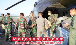 Jalur Darat Terputus, Kota Langsa Terima Bantuan 1,5 Ton via Helikopter