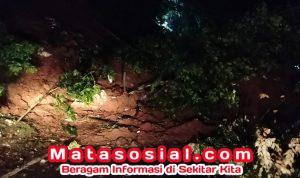 Jalur Nasional Bagbagan–Kiaradua, Lalu Lintas Simpenan Tersendat, Longsor Malui Dini Hari