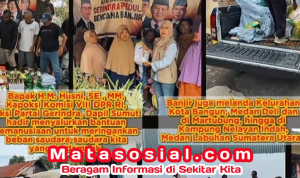 Gerindra Bergerak Cepat Bantu Korban Banjir di Medan Labuhan dan Medan Deli