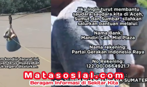 Gerindra Buka Donasi untuk Korban Bencana di Aceh, Sumut, dan Sumbar