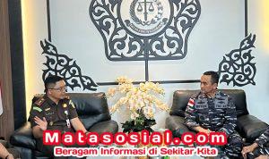 Danlanal Bintan Lakukan Kunjungan Silahturahmi Ke Kejari Bintan Untuk Perkuat Sinergi Penegakan Hukum