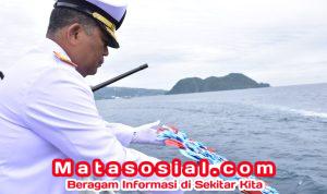 Kodaeral X TNI AL Gelar Upacara Tabur Bunga di Laut Dalam Rangka Hari Dharma Samudera 2026