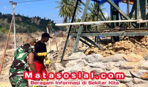 Lubuk Sidup Segera Terhubung, Jembatan Gantung Hampir Rampung