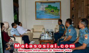 Danlanal Bandung Terima Kunjungan Kerja Wakil Ketua I DPRD Kota Bandung di Mako Lanal Bandung