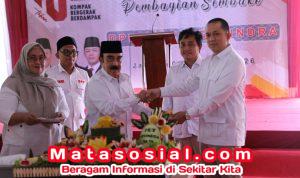 Gelar HUT ke-18, Gerindra Bagi Bibit Pohon Buah ‘Simbol’ Keberlanjutan Perjuangan