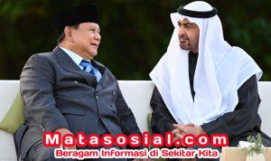 Prabowo Temui Presiden MBZ Bahas Penguatan Investasi Saat Lawatan ke UEA