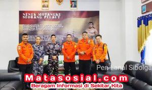 Danlanal Sibolga Terima Kunjungan Silaturahmi Kepala Kantor Pencarian dan Pertolongan Kelas B Nias
