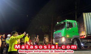 Demi Keselamatan, Kapolres Sukabumi Tertibkan Truk Sumbu 3 dan Mobil Angkutan Bak Terbuka Pasca Lebaran