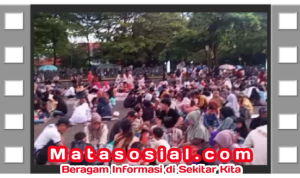 Sukabumi Mubarokah: Warga Masyarakat Rutin Buka Bersama di Alun-Alun Palabuhanratu Pererat Berkah Mbarokah