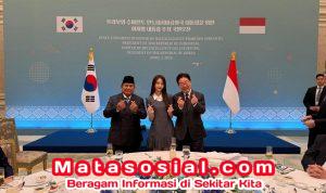 Kompak Lakukan Simbol Jari Hati, Momen Prabowo Bertemu Carmen Hearts2Hearts