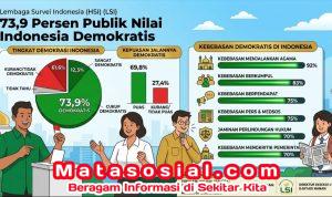 Survei LSI: Demokrasi RI Dapat Dukungan 73,9 Persen Warga