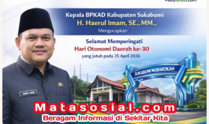 Kepala BPKAD Sukabumi, H. Haerul Imam, SE., MM., Ucapkan Selamat Hari Otonomi Daerah 2026: Teguhkan Komitmen Menuju Sukabumi Mubarokah