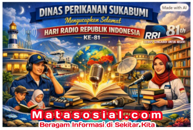 Dinas Perikanan Sukabumi Ucapkan Selamat Hari Radio Republik Indonesia ke-81