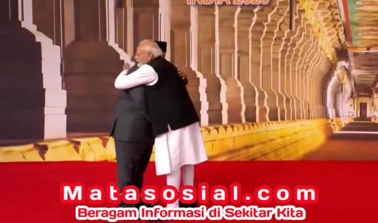 Peluk Hangat PM Modi Sambut Prabowo di KTT BRICS New Delhi 2026.