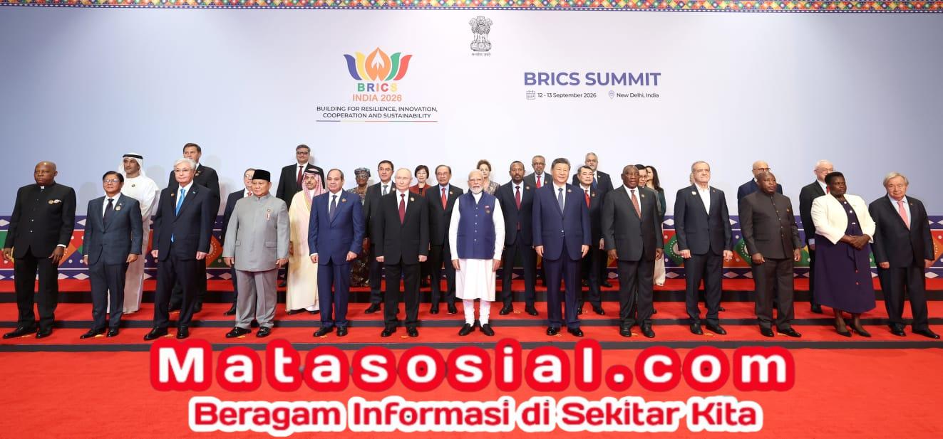 Presiden Prabowo Hadiri Hari Kedua KTT BRICS 2026 di New Delhi