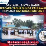 Danlanal Bintan Hadiri Upacara Tabur Bunga Pahlawan Bersama Kas Kogabwilhan I