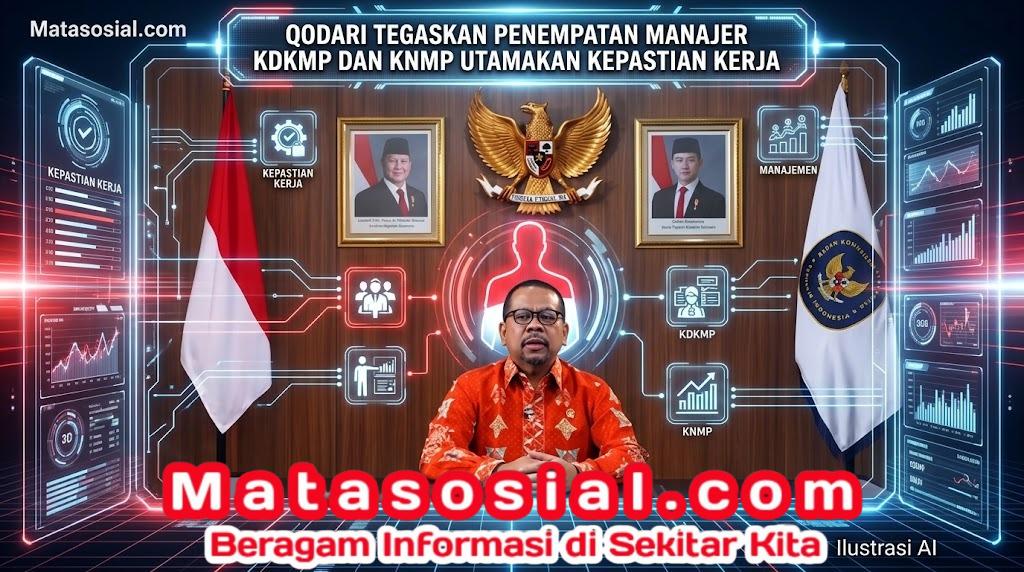 Qodari Tegaskan Penempatan Manajer KDKMP dan KNMP Utamakan Kepastian Kerja