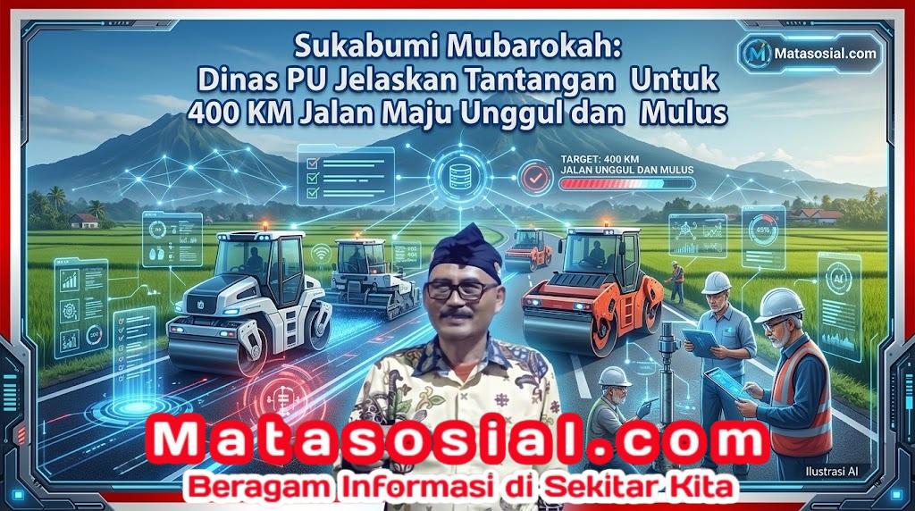 Sukabumi Mubarokah: Dinas PU Jelaskan Tantnagan Untuk 400 KM Jalan Maju Unggul dan Mulus