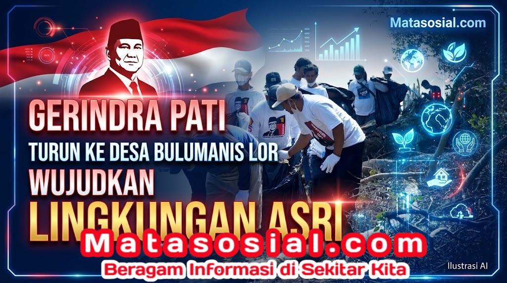 Gerindra Pati Turun ke Desa Bulumanis Lor Wujudkan Lingkungan ASRI Prabowo