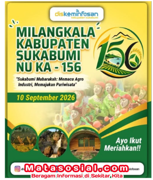 Milangkala Kabupaten Sukabumi Ke 156 Tahun 2026 Diskominfosan Tegaskan Semangat Sukabumi Mubarakah