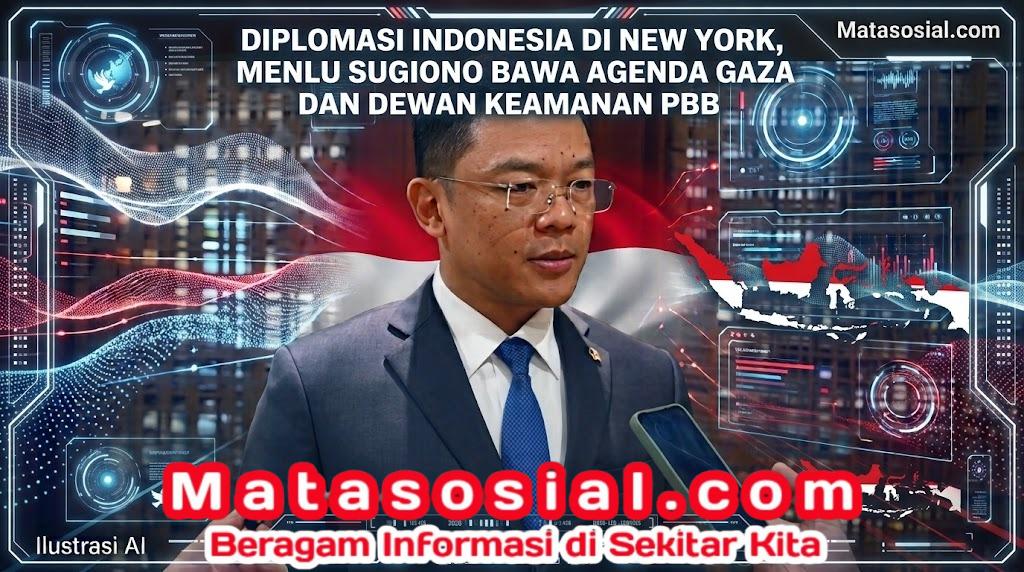 Diplomasi Indonesia di New York, Menlu Sugiono Bawa Agenda Gaza dan Dewan Keamanan PBB
