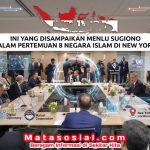 Ini yang Disampaikan Menlu Sugiono dalam Pertemuan 8 Negara Islam di New York