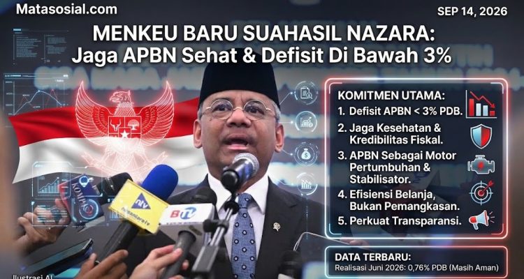 Menkeu Baru Suahasil Nazara Komitmen Jaga Defisit APBN di Bawah 3 Persen