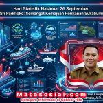 Hari Statistik Nasional 26 September, Sri Padmoko: Semangat Kemajuan Perikanan Sukabumi