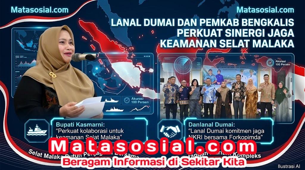 Lanal Dumai dan Pemkab Bengkalis Perkuat Sinergi Jaga Keamanan Selat Malaka
