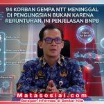 94 Korban Gempa NTT Meninggal di Pengungsian Bukan Karena Reruntuhan, Ini Penjelasan BNPB