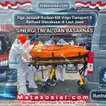 Tiga Jenazah Korban KM Virgo Transport 8 Berhasil Dievakuasi di Laut Jawa