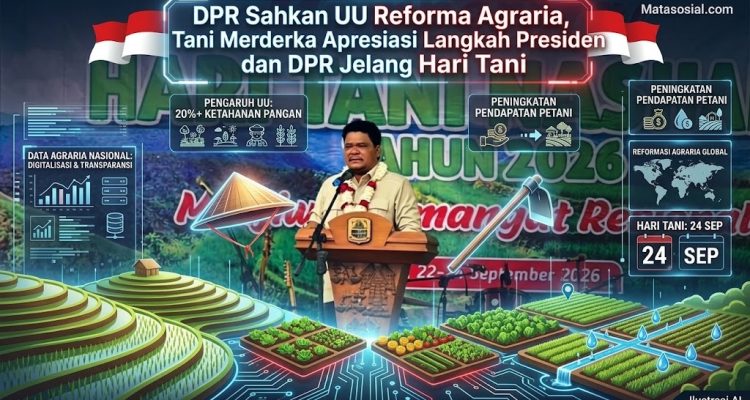 DPR Sahkan UU Reforma Agraria, Tani Merdeka Apresiasi Langkah Presiden dan DPR Jelang Hari Tani