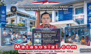 Kemendikdasmen Pastikan Revitalisasi Sekolah Lama Jalan Bareng Pembangunan Sekolah Baru