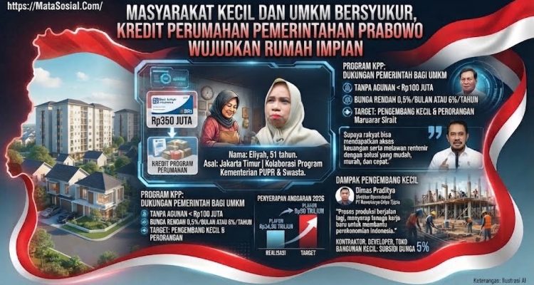 Masyarakat Kecil dan UMKM Bersyukur, Kredit Perumahan Pemerintahan Prabowo Wujudkan Rumah Impian