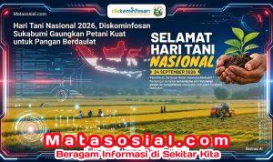 Hari Tani Nasional 2026, Diskominfosan Sukabumi Gaungkan Petani Kuat untuk Pangan Berdaulat