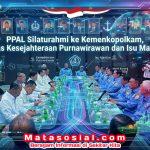 PPAL Silaturahmi ke Kemenkopolkam, Bahas Kesejahteraan Purnawirawan dan Isu Maritim