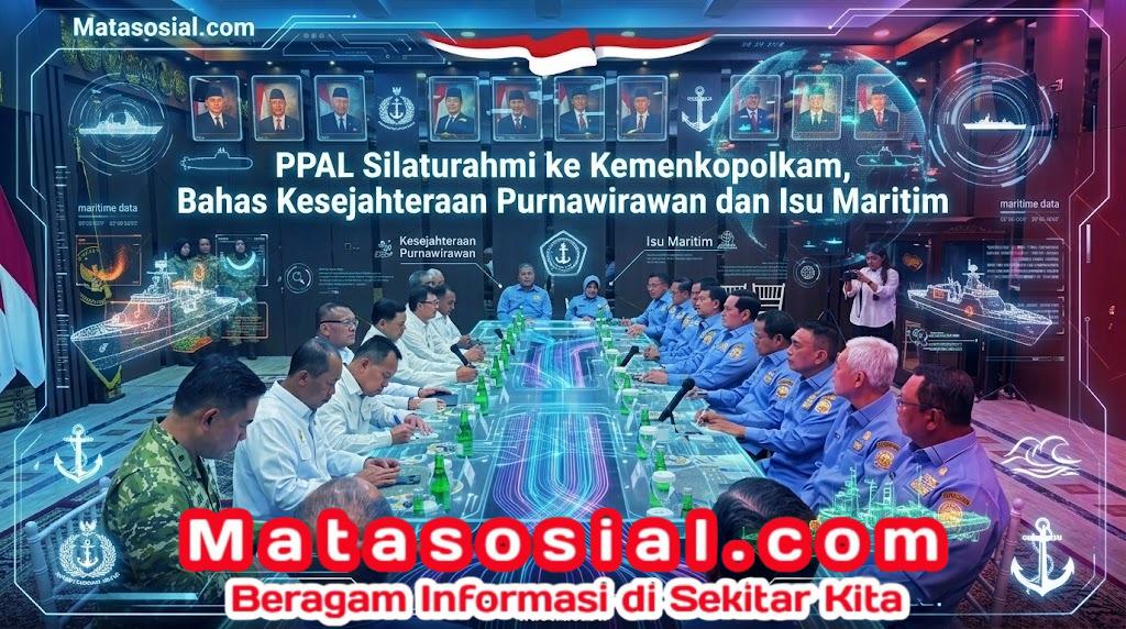 PPAL Silaturahmi ke Kemenkopolkam, Bahas Kesejahteraan Purnawirawan dan Isu Maritim
