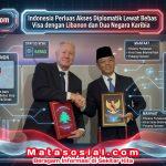Indonesia Perluas Akses Diplomatik Lewat Bebas Visa dengan Libanon dan Dua Negara Karibia