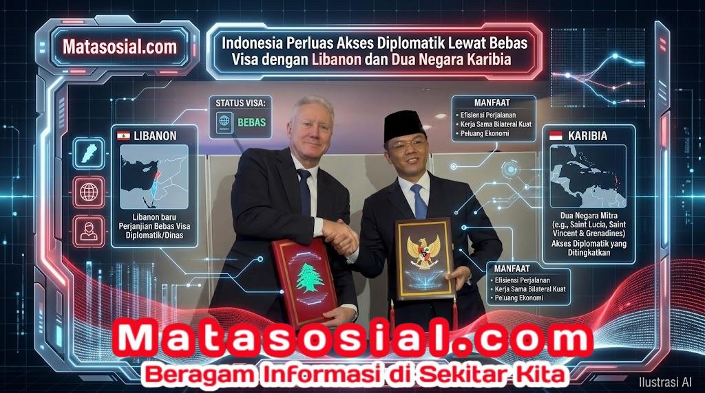 Indonesia Perluas Akses Diplomatik Lewat Bebas Visa dengan Libanon dan Dua Negara Karibia