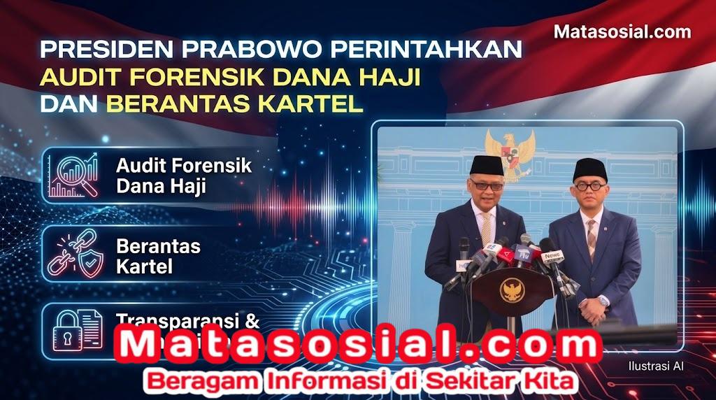 Presiden Prabowo Perintahkan Audit Forensik Dana Haji dan Berantas Kartel