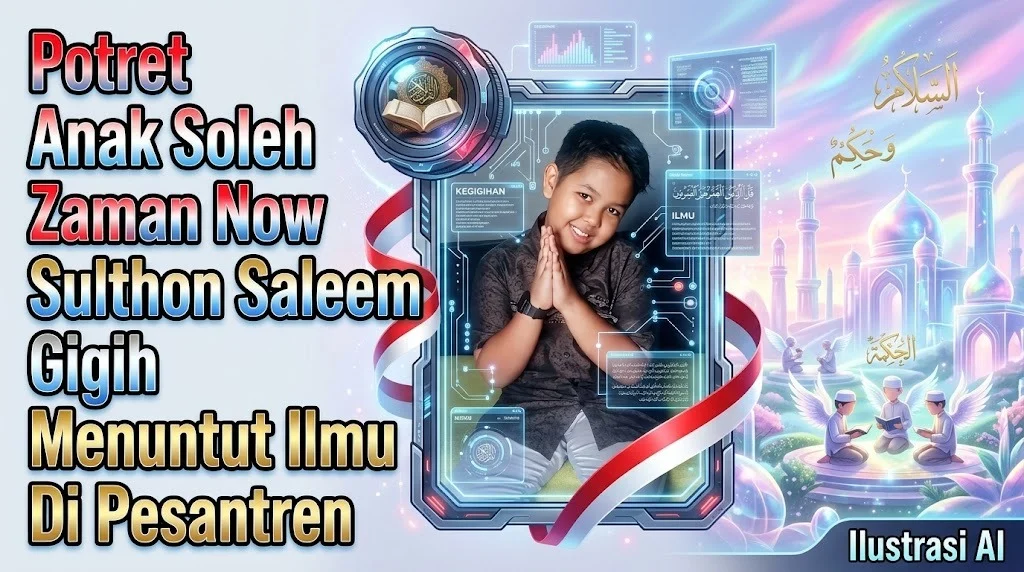 Potret Anak Soleh Zaman Now Sulthon Saleem Gigih Menuntut Ilmu Di Pesantren