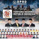 DPRD Sukabumi Sampaikan Apresiasi di HUT ke-81 TNI